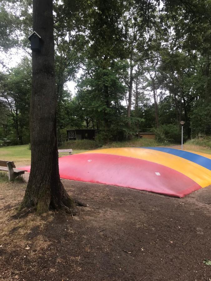 Wulft 47 Zonnig Gezellig 6P Chalet Met Zwembad In Bosrijke Omgeving Op Familie Camping De Vossenburcht IJhorst Zewnętrze zdjęcie