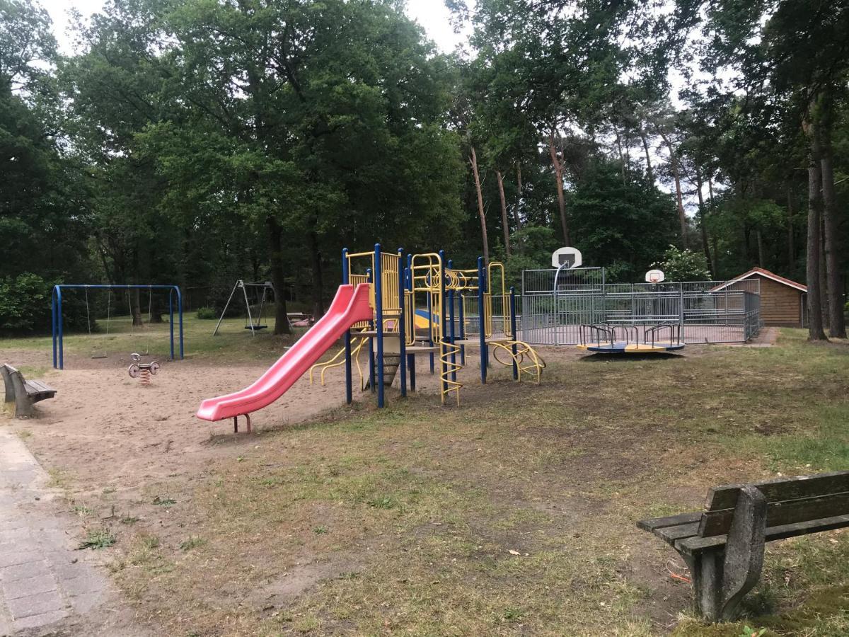 Wulft 47 Zonnig Gezellig 6P Chalet Met Zwembad In Bosrijke Omgeving Op Familie Camping De Vossenburcht IJhorst Zewnętrze zdjęcie